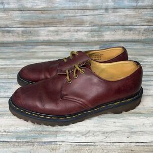 Dr. Martens Classic Oxfords Mens Size 9 Burnt Red Oxblood Made in England